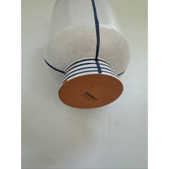 Crate and Barrel Tunise Terracotta Vase Made in Portugal Modern MCM - Picture 4 of 9